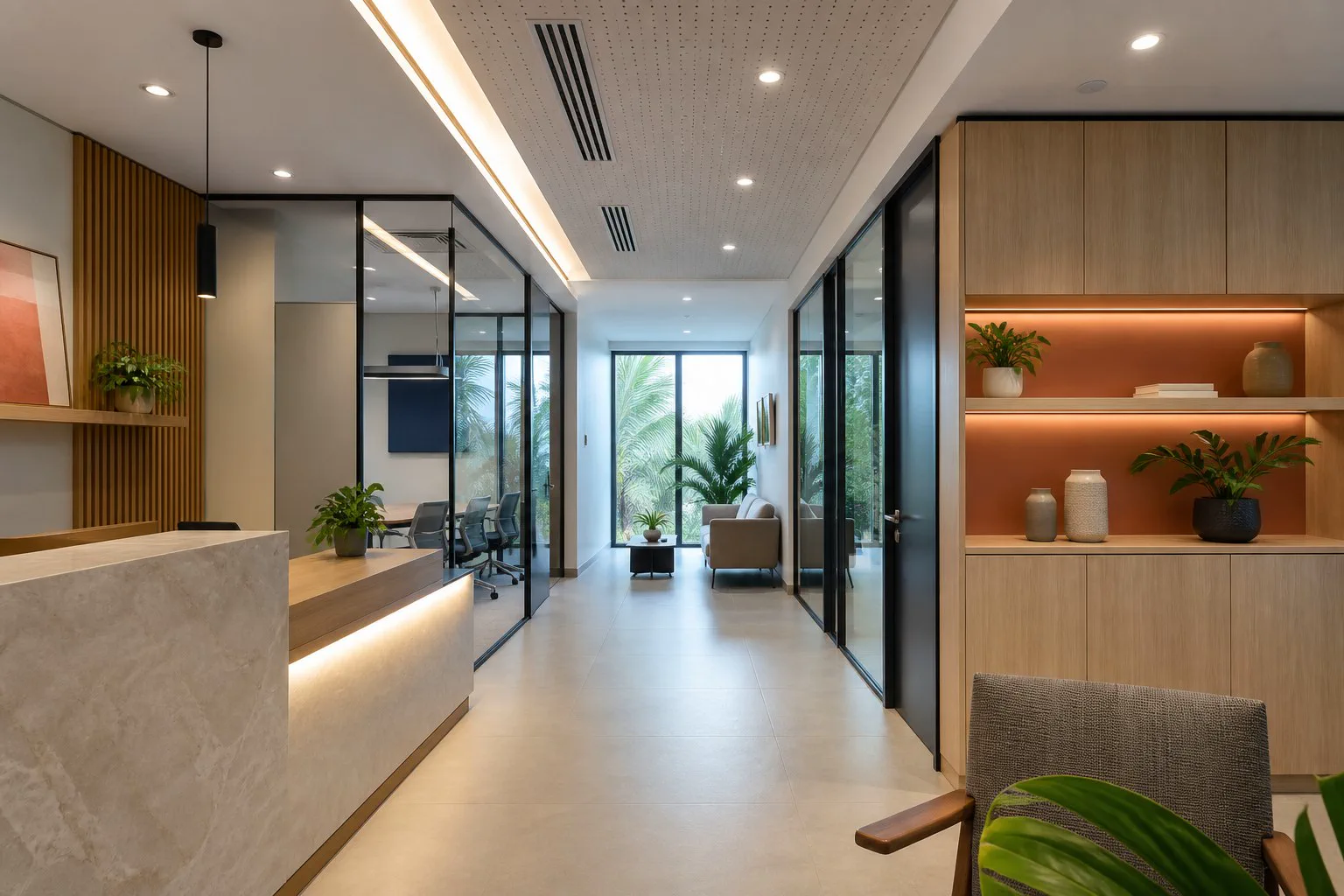 Coordinated workplace fit-out