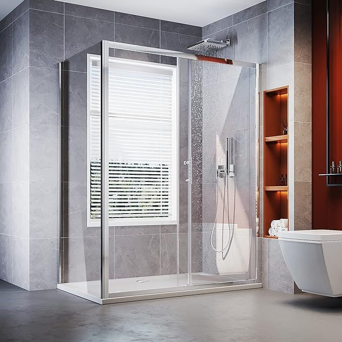 Framed sliding shower enclosure reference